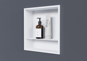 Półka wnękowa ścienna ze stali nierdzewnej NT303010X