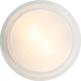 Nowoczesna lampa sufitowa biała 35 cm IP44 - Walden