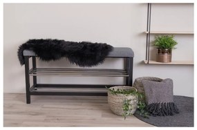 Czarna syntetyczna skóra 50x85 cm – House Nordic