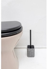 Szara szczotka do WC z żywicy polimerowej Tom Tailor T-Terrazzo – Wenko