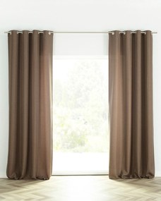Zasłona BASIC na kółkach 140x280cm złoty brąz 1 szt.