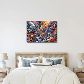 Obraz - Kolorowe graffiti (70x50 cm)