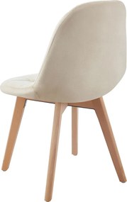 Zestaw 4 Krzese Kelen Aksamitne