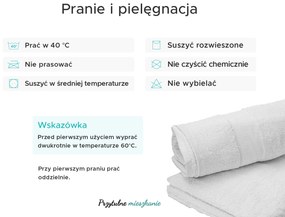 Ręcznik hotelowy POPCORN MAXI 90x150 cm biały, 100% bawełna