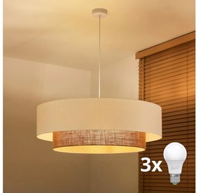 Brilagi - LED żyrandol na lince BOHO STYLE 3xE27/15W/230V Ø 80 cm
