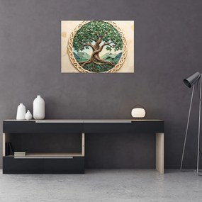 Obraz – Splecione drzewo życia (70x50 cm)