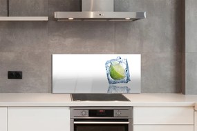 Szkło do Kuchni na Ścianę Kostka Lodu z Limonką