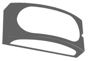 Kinkiet zewnętrzny 1xE27/10W/230V IP54 szary