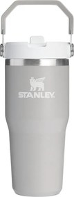 Jasnoszary termos ze stali nierdzewnej 410 ml IceFlow™ Flip Straw 2.0 Tumbler Ash – Stanley