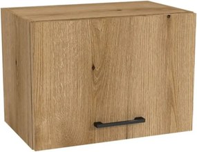 Zestaw Mebli Kuchennych MODERN 170 cm Czarny/Dąb Evoke Loftowy