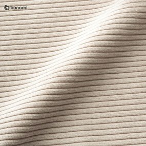 Biała sztruksowa rozkładana sofa 244 cm Base – Karup Design
