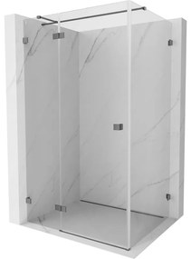 Mexen Lunar T kabina prysznicowa uchylna lewa 115 x 70 cm, transparent, gun metal - 834T-115-070-95-00-L