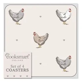 Zestaw 4 korkowych podkładek Cooksmart ® Farmer
