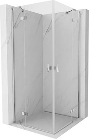 Mexen Mist-H Duo kabina prysznicowa uchylna 85 x 85 cm, transparent, chrom - 8A5-085L-085P-01-00