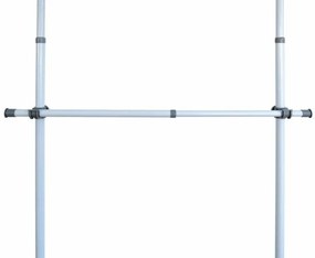 Szyna do garderoby, drążek do ubrań HERKULES 2 sztuki, 75-120cm, WENKO