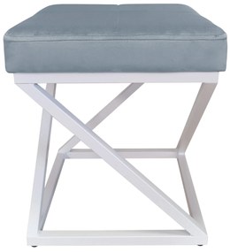 Pufa ZOA LOFT podstawa biała BL06