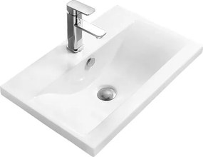Mexen Emma umywalka wpuszczana w blat 61 x 39 cm, biała 25056100
