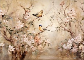 Obraz na szkle - Obraz ptaka w stylu vintage II. (70x50 cm)