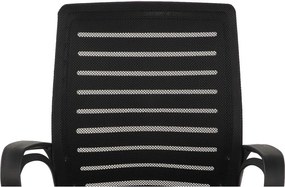 Czarne tapicerowane krzesło biurowe Evon – Bonami Essentials