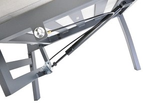 Aluminiowy zestaw do jadalni KINGSWOOD 1+6