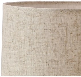 Beżowa lampa stołowa z tekstylnym kloszem (wysokość 41 cm) Ardo – Candellux Lighting