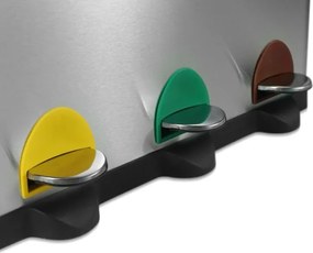 Jago Kosz na odpady do segregacji 45 L, stal nierdzewna