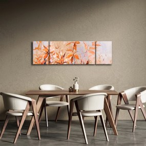 Obraz - Malowane kwiaty (170x50 cm)