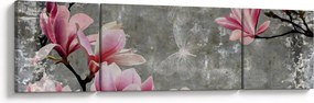 Obraz z kwiatami (170x50 cm)