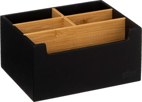 Organizer bambusowy na kosmetyki, 5 przegródek