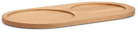 Podkładka pod miskę 24x46 cm Doppio Oak Natural M/L – MiaCara