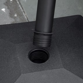 Outsunny podstawa pod parasol 38/48mm na kółkach, stabilna do 20kg na taras balkon ogród - Aosom PL