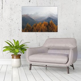 Obraz - Widok na grzbiety górskie (70x50 cm)