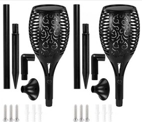 VOLTRONIC Zestaw lamp solarnych 51 LED, 2 szt