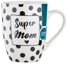 Altom Kubek porcelanowy Super mom, 300  ml