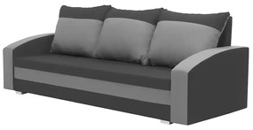 Kanapa sofa 3 os z funkcją spania KING Ciemny szary/Jasny szary