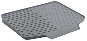 Szara plastikowa podkładka do naczyń 40x33 cm Gravity – Metaltex