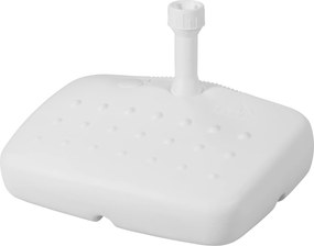 Derby Stojak na parasol balkonowy 17 l - biały plastik