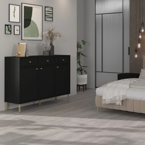 Komoda TORINO 125 cm do Salonu Sypialni Grafit