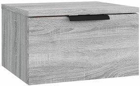 Minimalistyczna wisząca szafka nocna szary dąb sonoma P2-B44