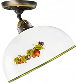 Kolarz 731.10.136 - Żyrandol natynkowy NONNA 1xE27/75W/230V śr. 30 cm winogrona/truskawki