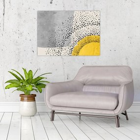 Obraz na szkle - Abstrakcyjny Obraz na szkle plaży N⁰3 (70x50 cm)