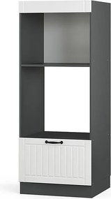 Szafka do mikrofalówki biały domek wiejski 60x58.1x153.6 fame-line