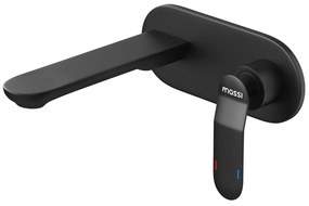 Bateria umywalkowa podtynkowa czarna CONCEPCION black