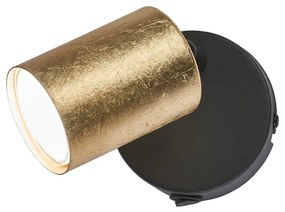 Kinkiet w czarno-złotym kolorze ø 8 cm Vano – Fischer &amp; Honsel
