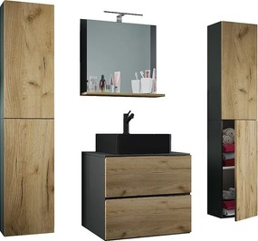 5-częściowa umywalka łazienkowa 60 cmLendas XL