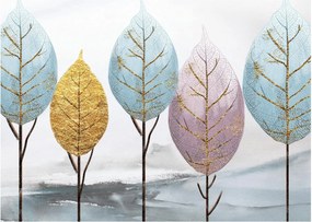 Obraz - Designowe drzewa (70x50 cm)