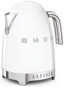 Biały czajnik elektryczny ze stali nierdzewnej 1,7 l Retro Style – SMEG