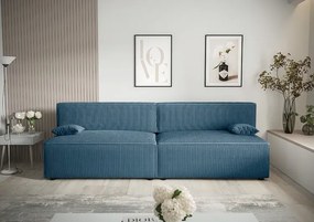 Niebieska rozkładana sofa - Lider 3X