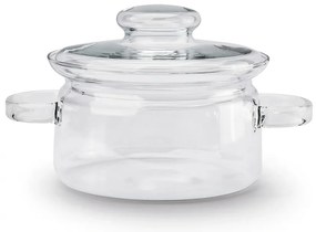 Simax 6063 szklany garnek z pokrywką Nyko 1,5 l