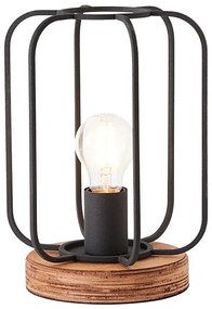 Brilliant - Lampka stołowa TOSH 1xE27/40W/230V topola